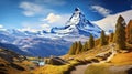 background majestic matterhorn iconic