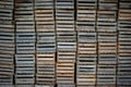 Background of many boxes stacked on top of each other Royalty Free Stock Photo