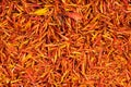 Background - many dried safflower petals