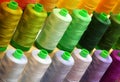 background of many sewing thread