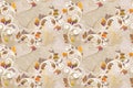 Fabric texture background , marble wall , kitchen and bathroom tile , flower texture background, interior wall poster