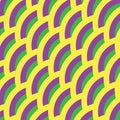 Background for Mardi gras. Yellow, green, purple abstract pattern. Royalty Free Stock Photo