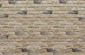 Background of masonry brown and beige clinker bricks on the wall, which are used in the repair of premises Royalty Free Stock Photo