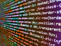 Background matrix style. Database bits access stream visualisation. WWW software development. Computer science lesson. Internet Royalty Free Stock Photo