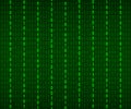 Background in a matrix style. Falling random numbers. Green is dominant color. Vector stock illustration Royalty Free Stock Photo