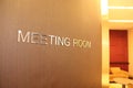 Background of meeting room