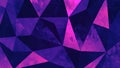 Background metal magical pink blue triangular polygonal geometric