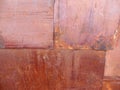 Background metal rusty rough paneling