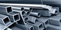 Background metallic pipes Royalty Free Stock Photo