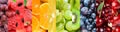 Background of mixed of color fruits Royalty Free Stock Photo