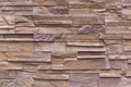 Background of Modern Slate stone Brick Wall Surfaced for design Royalty Free Stock Photo