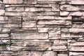 Background of Modern Slate stone Brick Wall Surfaced for design Royalty Free Stock Photo