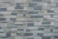 Background of Modern Slate stone Brick Wall Surfaced for design Royalty Free Stock Photo