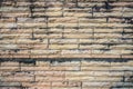 Background of Modern Slate stone Brick Wall Surfaced for design Royalty Free Stock Photo