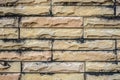 Background of Modern Slate stone Brick Wall Surfaced for design Royalty Free Stock Photo