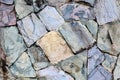 Background of modern stone brick texture, abstract sand or granite wall Royalty Free Stock Photo