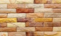 Background of modern stone brick texture, abstract sand or granite wall Royalty Free Stock Photo