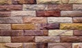 Background of modern stone brick texture. Royalty Free Stock Photo