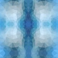 Background modern texture triangle geometry blue snow mountain top view from the winter window pattern Royalty Free Stock Photo