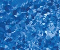 Background modern texture triangle geometry blue wrinkly paper Royalty Free Stock Photo