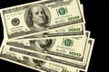 Background with money American dollar bills