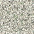 Background with money. Seamless texture