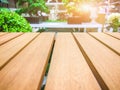 Wooden table for your texture and product concept Royalty Free Stock Photo