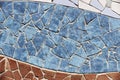 Background of mosaic color