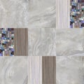 Background of a mosaic made of cement, marbles and decors for digital use