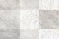 Mosaic pattern made of several natural white marbles or stones with beautiful veins. Royalty Free Stock Photo
