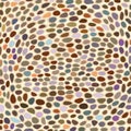 Background mosaic with multicolored marine or river pebble