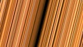 Background of moving diagonal lines. Animation. Bright colored stripes dynamically move towards each other and disappear