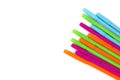 Background from multi-colored pens isolated Royalty Free Stock Photo