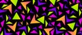 Background with multicolor geometric shapes. Different shapes pattern