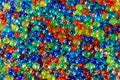 Background of multicolored hydrogel balls Royalty Free Stock Photo