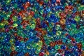 Background of multicolored hydrogel balls Royalty Free Stock Photo