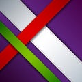 Background of multicolored intersecting stripes