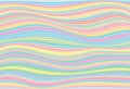 Background, multicoloured wavy horizontal lines, light shades of colours, thin lines