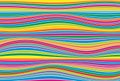 Background, multicoloured wavy horizontal lines, vivid shades of colours