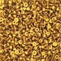 Background of multiple gold bolts Royalty Free Stock Photo