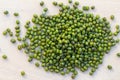 background of mung beans on a table Royalty Free Stock Photo