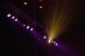 Background music stage light sound, party