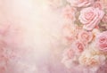 Background nature card pink flower background vintage rose Royalty Free Stock Photo