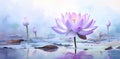 Background nature flower water lily lake botany green blossom beauty plant blooming lotus Royalty Free Stock Photo