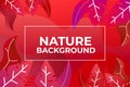 Background nature red shape abstract with color gradient pastel Royalty Free Stock Photo