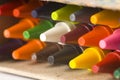 Background of New Crayons Royalty Free Stock Photo