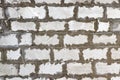 background of a non-plastered aerated cellular concrete wall