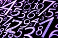 Background of numbers. from zero to nine. Background with numbers. Numbers texture Royalty Free Stock Photo