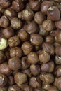 Background of nuts Royalty Free Stock Photo