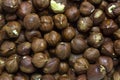 Background of nuts Royalty Free Stock Photo
